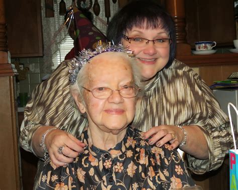 The older you get, the tighter i want to hold onto you. December 30 - My Grandma Celebrates her 91st Birthday.