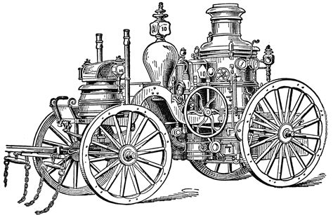 Steam Fire Engine Clipart Etc