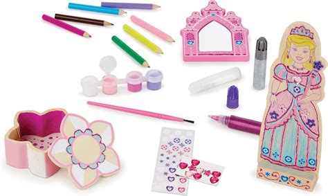 Melissa And Doug Decorate Your Own Wooden Princess Set Craft