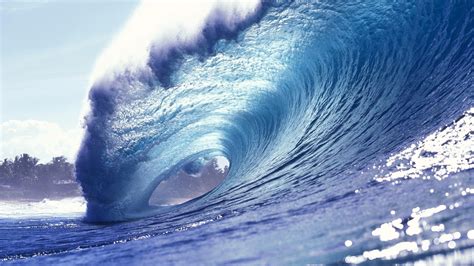 Blue Wave Wallpapers Pictures Images