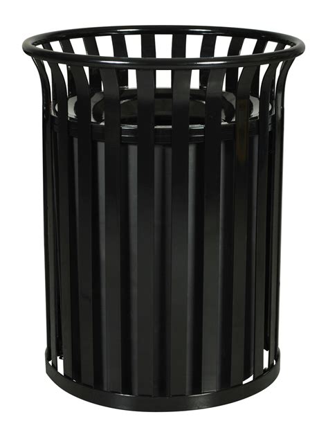 37 Gal Sc 2633 Metal Outdoor Streetscape Trash Can