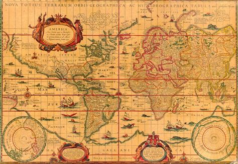 Mapas Hist Ricos Del Mundo Mapamundi Siglo Xvii