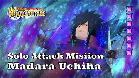 Nxb Nv Madara Uchiha Gameplay Solo Attack Mission Boosted Ninja