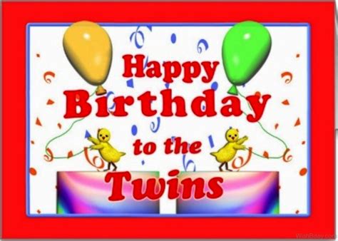 21 Birthday Wishes For Twins