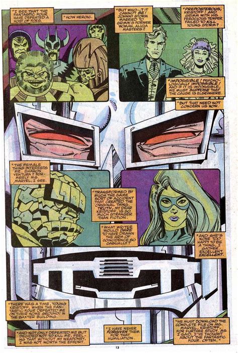 Fantastic Four 350 Simonson Doom Brainstomping