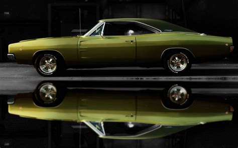 Online Crop Vintage Green Coupe Car Green Cars Dodge Charger