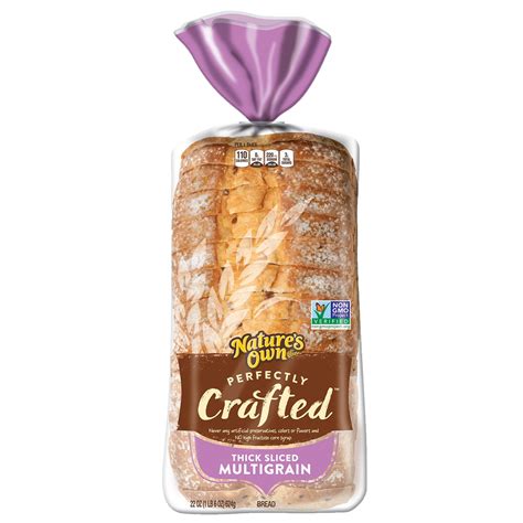 Natures Own Perfectly Crafted Thick Sliced Multigrain Bread Loaf 22