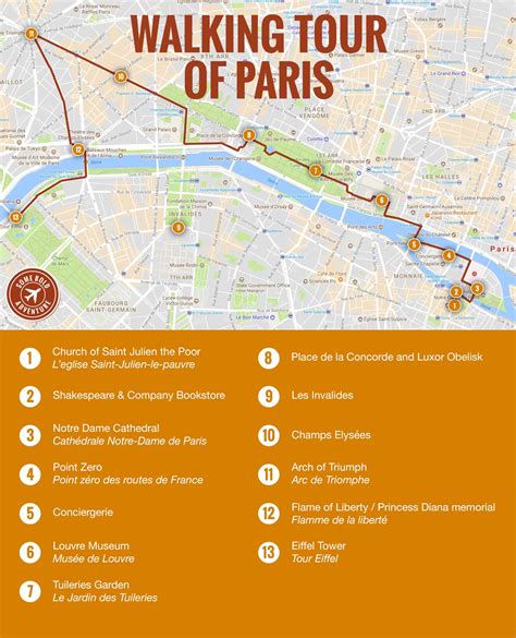 Self Guided Walking Tour Of Paris Some Bold Adventure