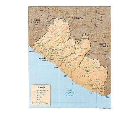 Maps Of Liberia Collection Of Maps Of Liberia Africa Mapsland
