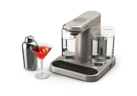 The bartesian uses little cocktail capsules, which you can buy online. Bartesian countertop robot drink maker - LA Times