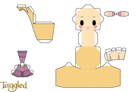 The princess activity sheets pdf file will open in a new window for you to save the freebie and print the template. Princess Rapunzel from Tangled Chibi Doll | Free Printable ...