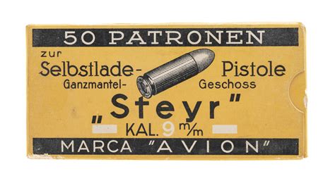 9mm Steyr By Sinoxid Vintage Ammo Am556