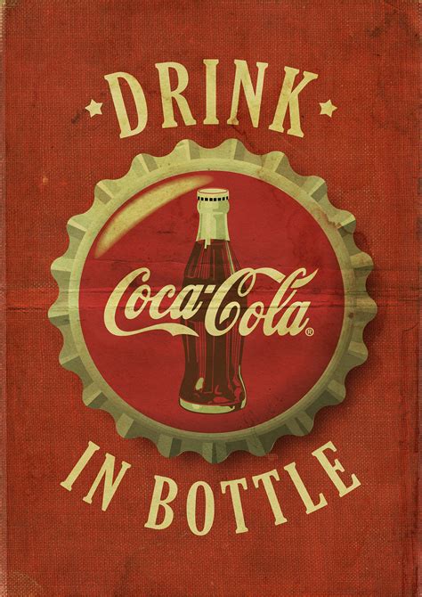 Coca Cola ® Vintage Posters Behance