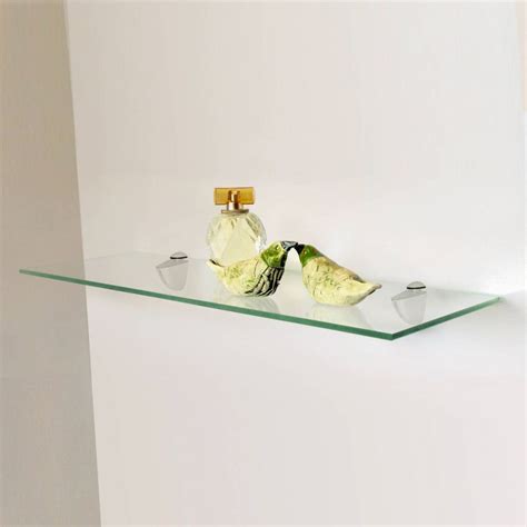 Floating Glass Shelves Also Glass Corner Wall Shelf Also Invisible