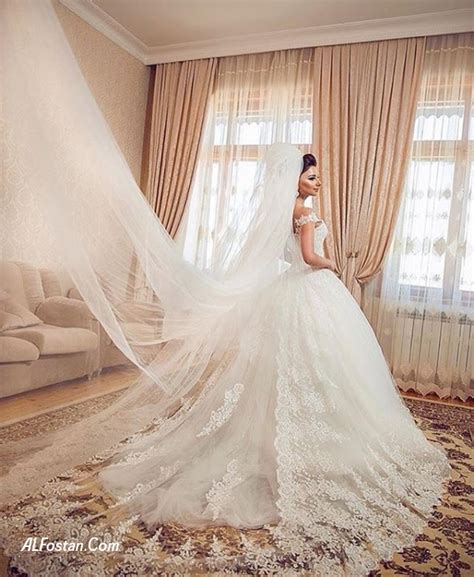 تشكيلة راقية من فساتين الزفاف الناعمة الفستان
