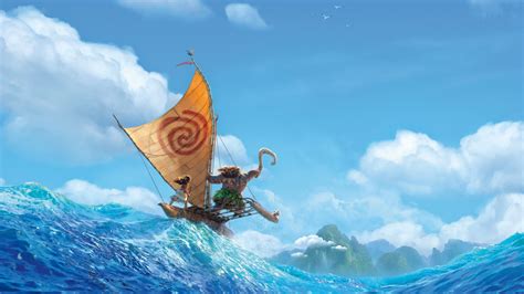 Moana Movie Dwayne Johnson Moana Moana Waialiki Maui Moana Aulii Cravalho Pua Moana