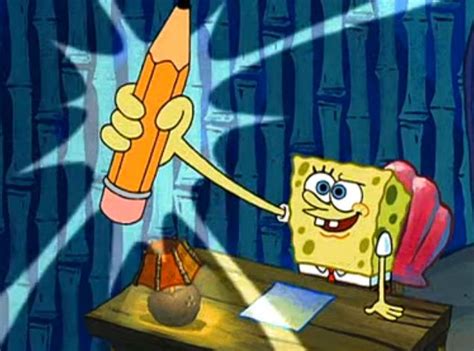 Spongebob Pencil Blank Template Imgflip
