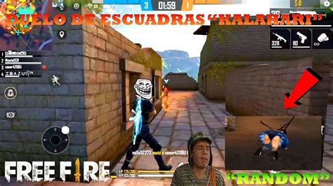 Complete the installation of ldplayer on your desktop. FREE FIRE: DUELO DE ESCUADRAS "KALAHARI" // "RANDOM" - YouTube