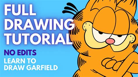 How To Draw Garfield Full Digital Art Process By Artma August 2022