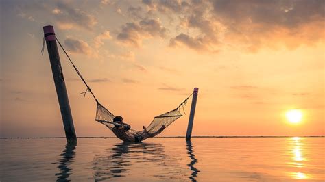 Download mangacan sun indo : Sunset Hammock Relaxation · Free photo on Pixabay