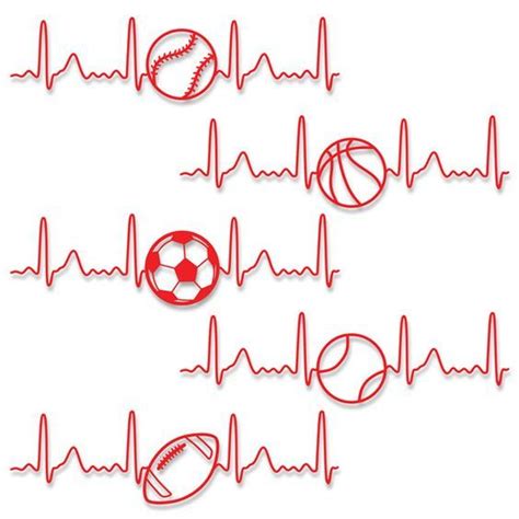 Download Heart Love Sport Svg Cuttable Designs | Cricut, Cricut crafts, Sports svg