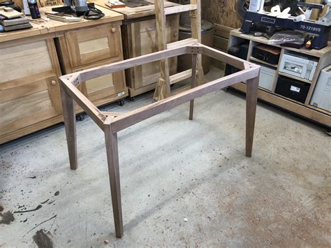 Easy table part 2 - it’s all about the base : r/woodworking