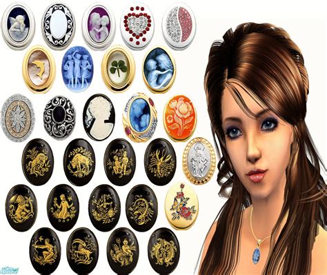 The Sims Resource Necklaces 2 Lockets
