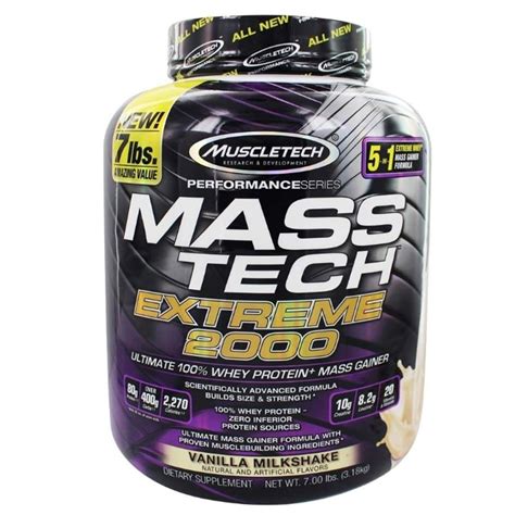 If you want the official stats on masstech extreme 2000, click the link for the lowdown. MUSCLETECH MASS TECH EXTREME 2000