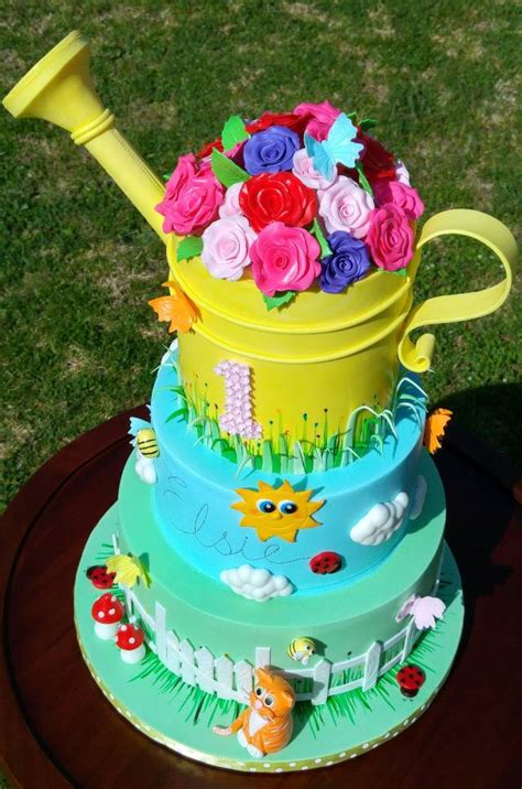Springtime Themed Cake - Cake by Lisa-Jane Fudge - CakesDecor
