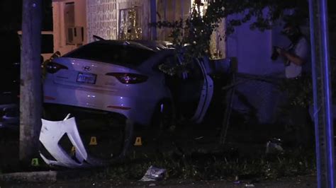 Man Dies After Hit And Run Crash Sends Car Into Front Gate Of Miami Dade Home Nbc 6 South Florida