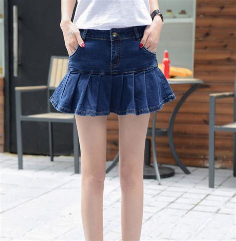 Summer New Arrival Denim Ruffle Skirt Female Elastic Slim Plus Size