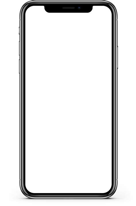 Png Iphone X Transparent Phone Template Iphone Mockup Phone Mockup