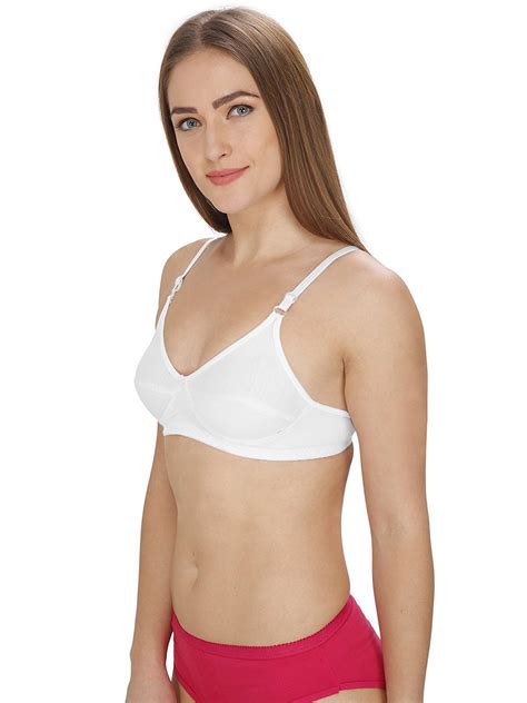 Buy Pack Of Sparkle Multicolour Full Cup Non Padded Non Wired Cotton Bra Online From