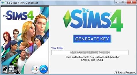 The Sims 4 Serial Code Product Key Generator Free Download