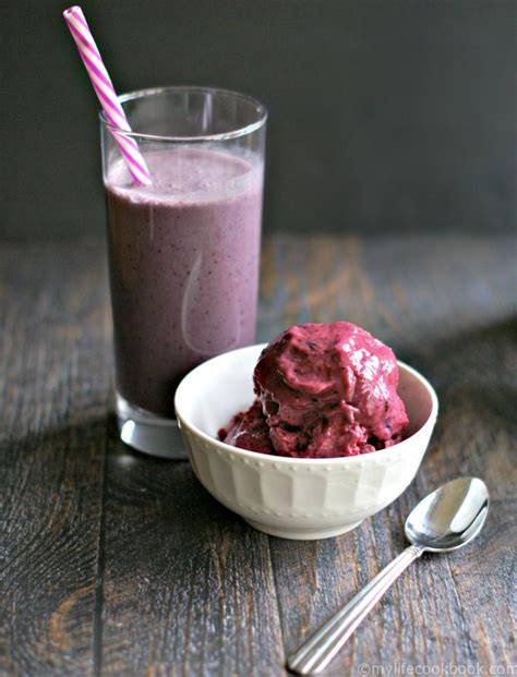 Berry Breakfast Ice Cream And Low Carb Smoothie My Life Cookbook Low