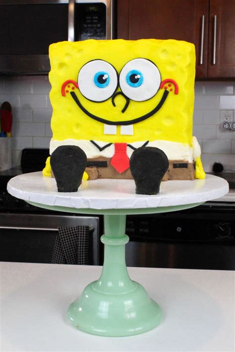 Spongebob Squarepants Cake Recipe And Tutorial Spongebob Cake