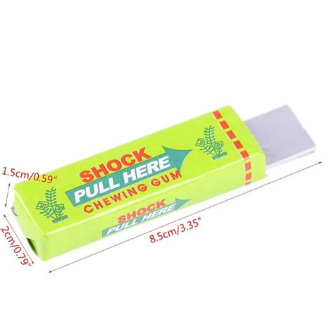 Safe Practical Joke Chewing Gum Toy Shocking Prank Current Chewing G Ph