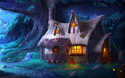 Fantasy House In The Forest
