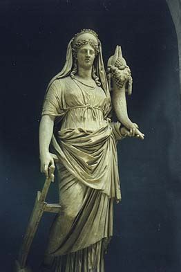 Marcus aurelius (head covered)sacrificing at the temple of jupiter. Ceres, the goddess of agriculture