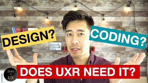 Do I Need to Know Design or Coding for UX Research? | Zero to UX - YouTube