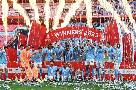 Manchester City Win The Fa Cup Set Themselves Up For A Treble Black