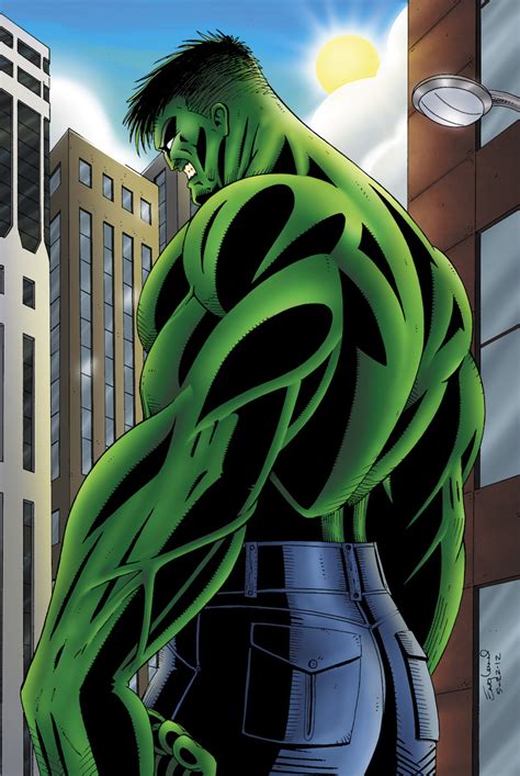 The Incredible Hulk Colored By Cliffengland On Deviantart