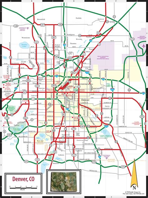 Denver Toll Roads Map Toll Roads Denver Map Colorado Usa