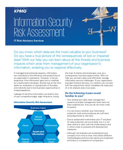 10 Security Risk Assessment Templates Free Samples Examples