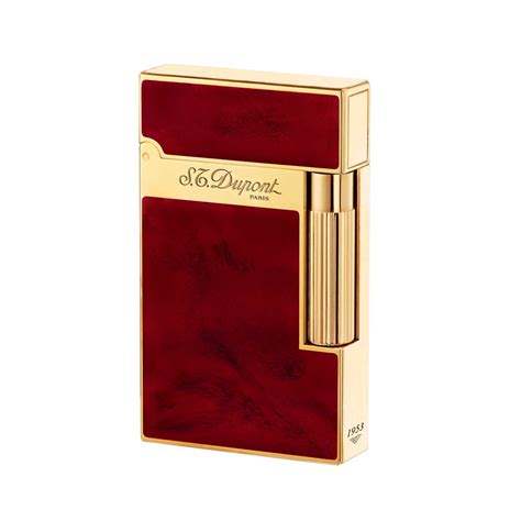 New listingvintage st dupont lighter gold plated paris made in france with box old 1973's. ST Dupont Ligne 2 Atelier Lighter - Cherry Red Chinese ...
