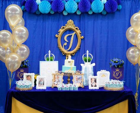 Prince 1st Birthday Party Ideas Happy Birthday Flowers