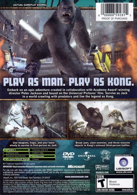 Peter Jacksons King Kong The Official Game Of The Movie Peter