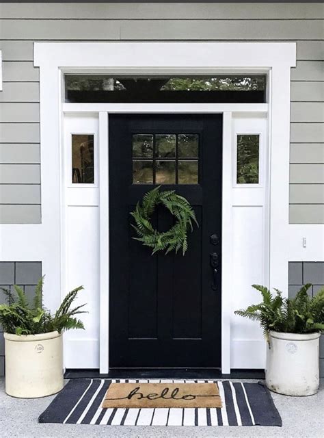 The Farmhouse Front Door A Simple Statement That Speaks Volumes