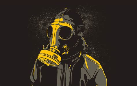 3840x2400 Gas Mask Guy 4k Hd 4k Wallpapers Images Backgrounds Photos