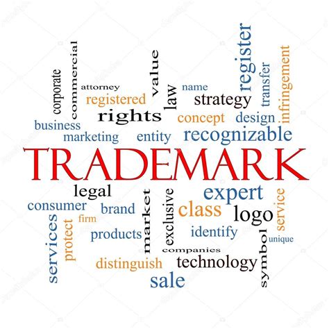 Trademark Word Cloud Concept — Stock Photo © Mybaitshop 45802485
